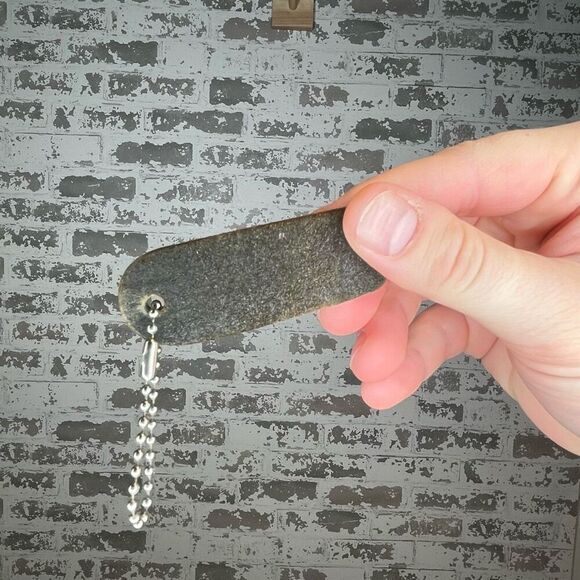 Harley Davidson | leather stamped tag - Picture 3 of 5